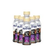 Combo Nutren Protein 15g Colágeno Chocolate - 06 Unidades