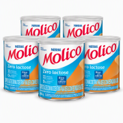 Combo Molico Zero Lactose 260g - 5 unidades