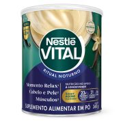 Suplemento Alimentar Em Pó Nestlé Vital Ritual Noturno Baunilha 360G