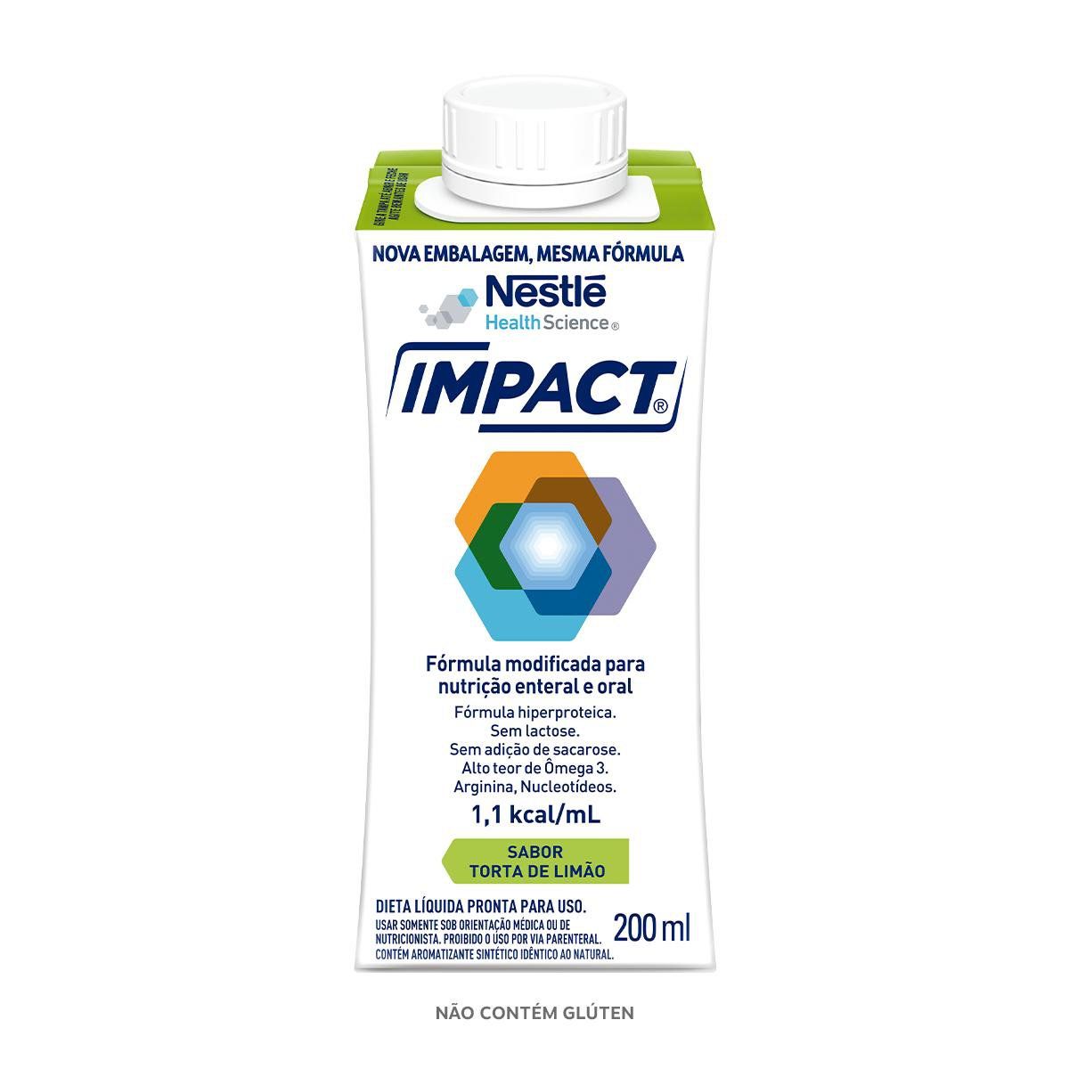 Nutrição Enteral e Oral Impact Torta de Limão 200ml