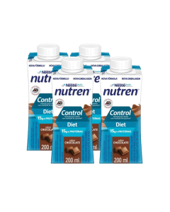 Combo Nutren Control Chocolate 200ml- 04 unidades