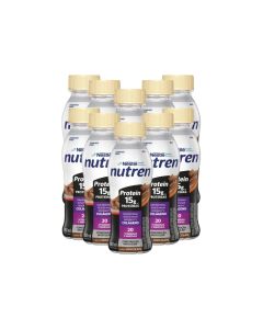 Combo Nutren Protein 15g Chocolate com Colágeno - 10 Unidades