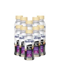 Combo Nutren Protein 15g Baunilha com Colágeno - 10 Unidades