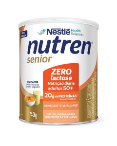 Nutren Senior Sem Sabor Zero Lactose - Lata 740g