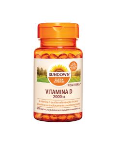 Suplemento Alimentar Sundown Vitamina D 2.000UI 200 Cápsulas
