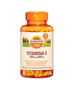 Sundown Vitamina E 400UI - 100 cápsulas