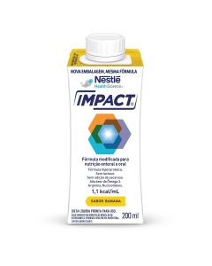 Nutrição Enteral e Oral Impact Banana 200ml Tetrapack