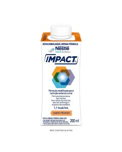 Nutrição Enteral e Oral Impact Pêssego 200ml Tetrapack