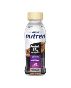 Nutren Protein 15g de proteínas Chocolate 260ml com Colágeno
