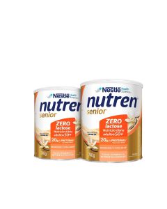 Combo Nutren Senior Zero Lactose Baunilha 740g - 2 Unidades