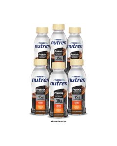 Combo Nutren Protein 15g Chocolate - 06 Unidades