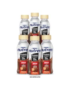Combo Nutren Protein 15g Chocowafer - 06 Unidades