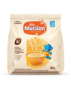 Cereal Infantil Mucilon Arroz e Aveia 360g
