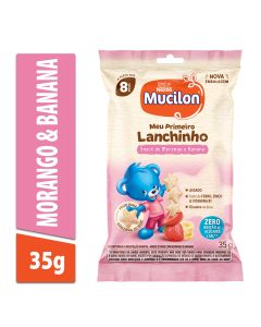 Snack Mucilon Morango e Banana 35g
