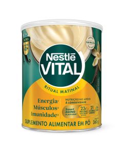 Suplemento Alimentar Em Pó Nestlé Vital Ritual Matinal Baunilha 360G