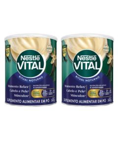 Combo Vital Noturno Baunilha 360g - 2 unidades