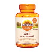 Sundown Cálcio 600mg + Vit D - 120 comprimidos