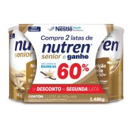 Kit Nutren Senior Baunilha 740g - 2 unidades
