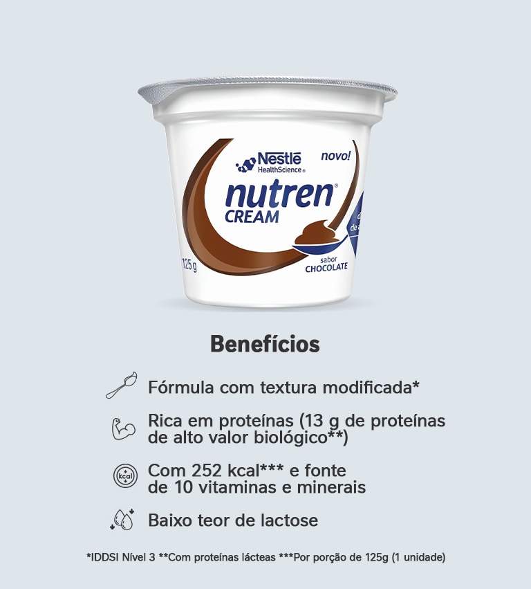 Bebida Láctea Nutren Protein 15g de proteínas Chocolate 24x260ml