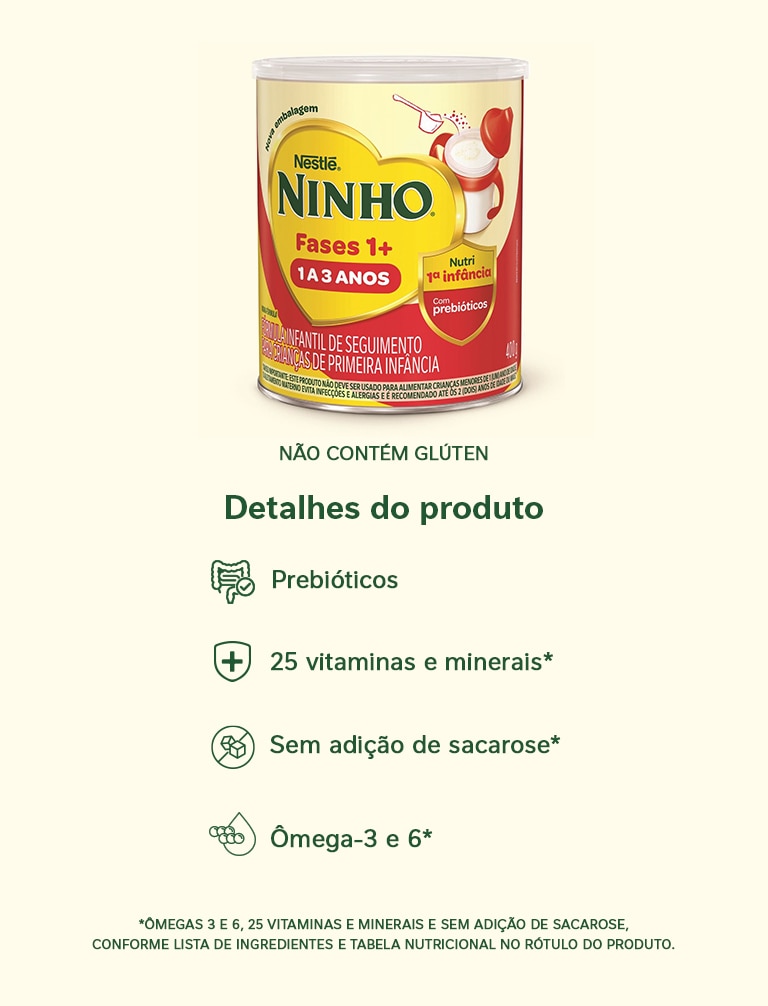 NINHO Fórmula Infantil de Primeira Infância Lata 400g