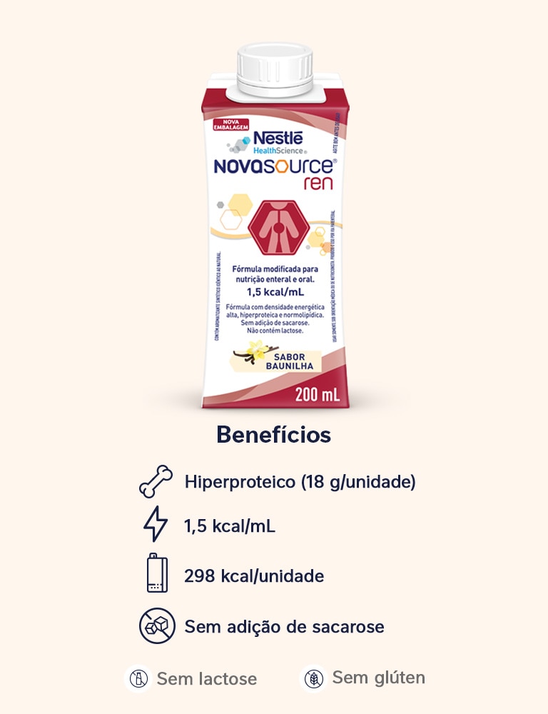 Bebida Láctea Nutren Protein 15g de proteínas Chocolate 24x260ml