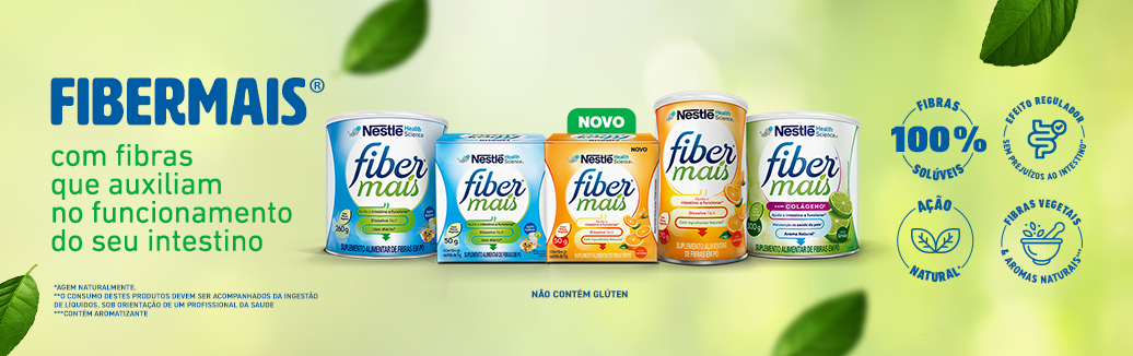 Suplemento Alimentar de fibras FiberMais Colágeno Mix de Fibras Sabor Limão 300g