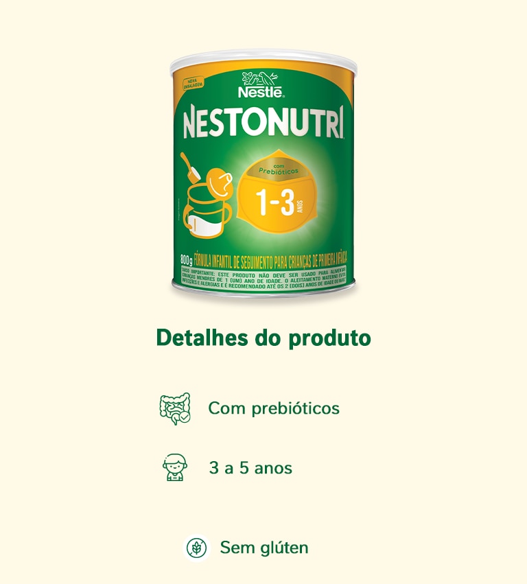 Fórmula Infantil de primeira infância Nestonutri 1+ 800g