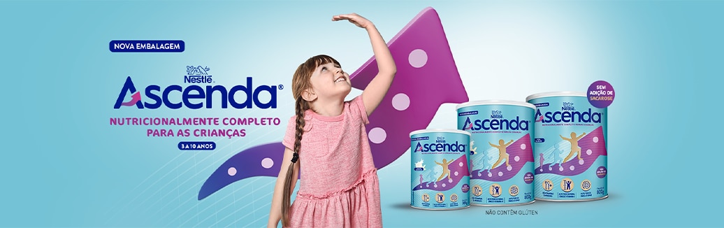 Ascenda, nutricionalmente completo para as crianças