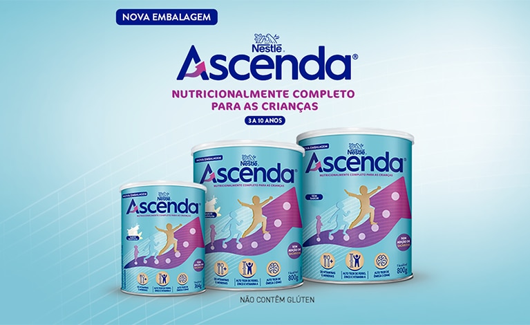 Ascenda, nutricionalmente completo para as crianças