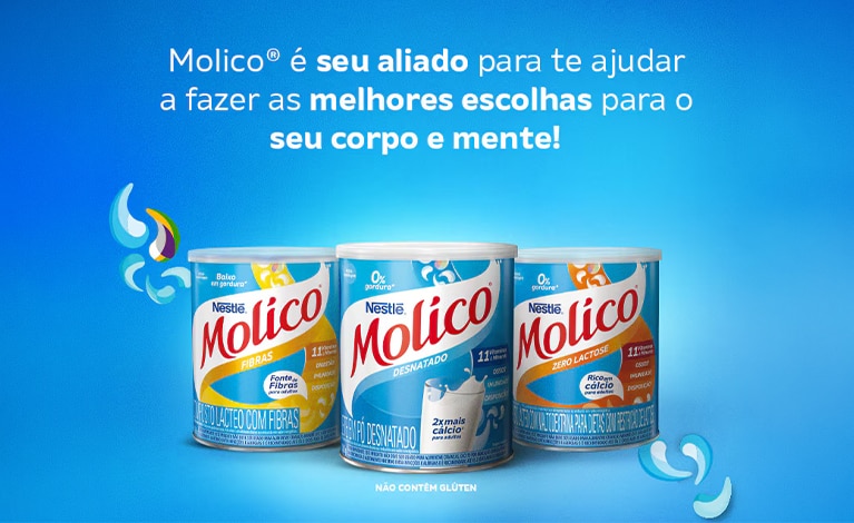 Molico é seu aliado para te ajudar a fazer as melhores escolhas para o seu corpo e mente