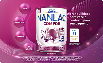 NANLAC&reg; Comfor&reg;: tranquilidade para voc&ecirc; e conforto para seu pequeno