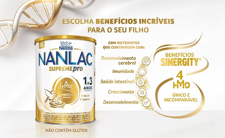NANLAC® Supreme Pro, escolha benefícios incríveis para o seu filho