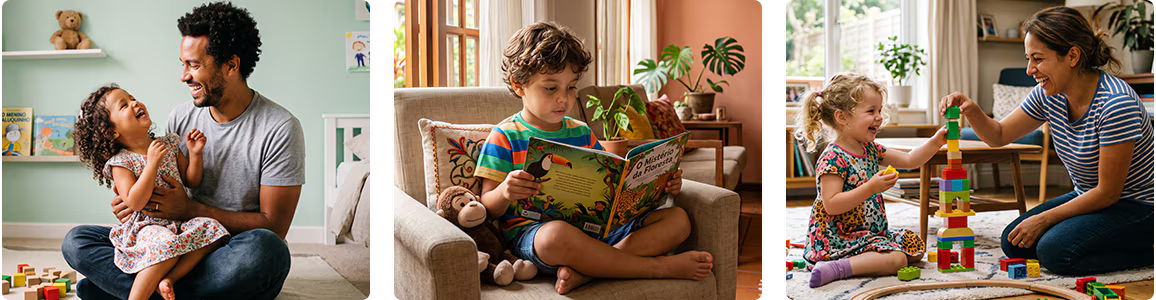 Crian&ccedil;as brincando ao ar livre