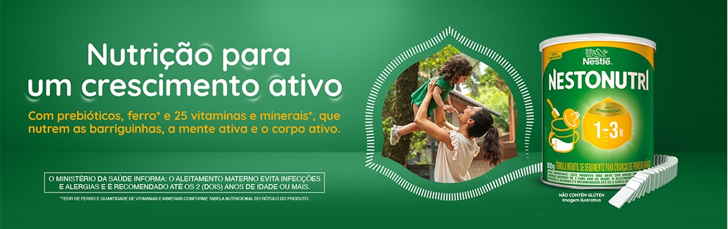 NESTONUTRI®, nutrição para um crescimento ativo
