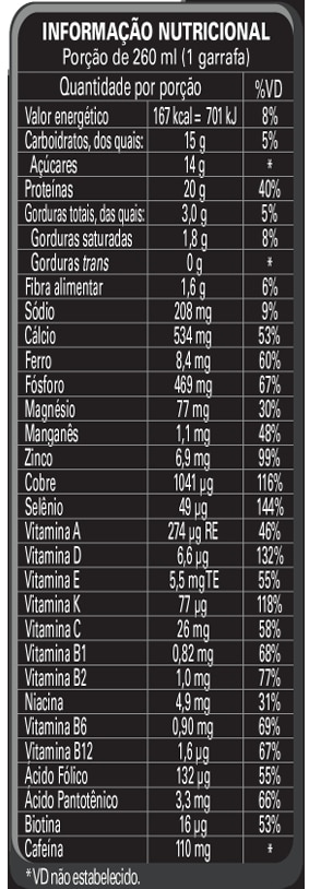 Nutren Protein Chocolate e Cafeína 260ml - Pronto para Beber -Nestlé Nutrição até Você Nutren Protein Chocolate 260ml