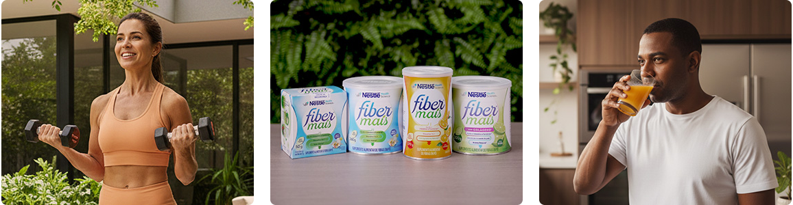 Fiber Mais Laranja - Suplemento de Fibras com Sabor | Nestlé Nutre  - Nestlé Nutre  -  FiberMais, FiberMais Laranja, Fibras