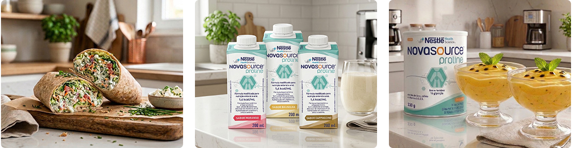 Nutrição Enteral e Oral Novasource Proline Baunilha 200mL Tetra Pack