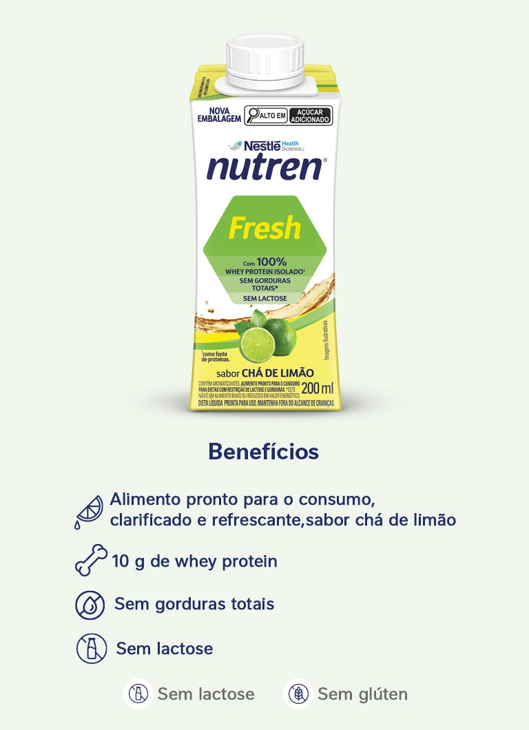 Nutren Fresh Chá de Limão 200mL