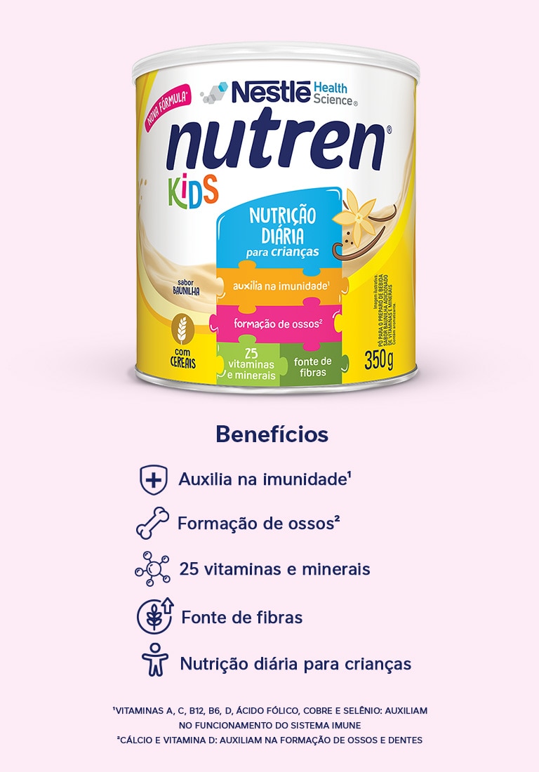 Complemento Alimentar Nutren Kids Baunilha 350g