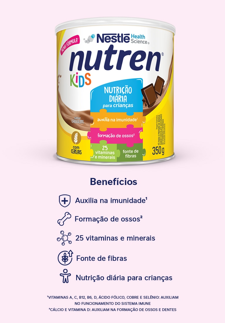 Complemento Alimentar Nutren Kids Chocolate 350g
