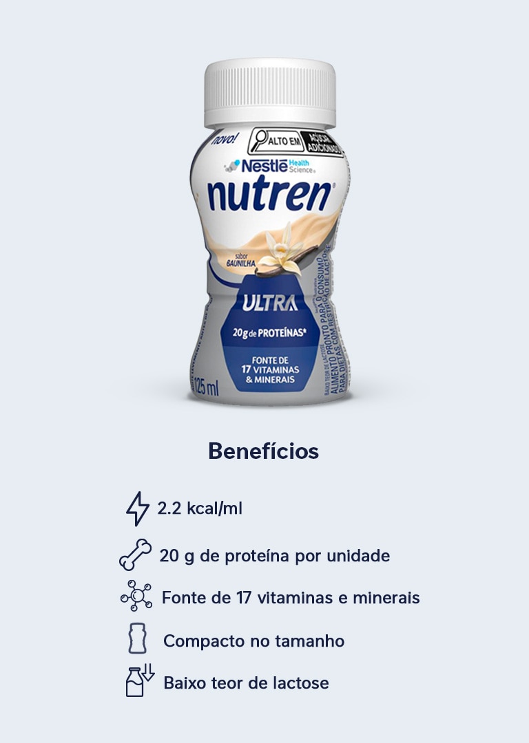 Suplemento Alimentar Nutren Ultra Baunilha 125mL