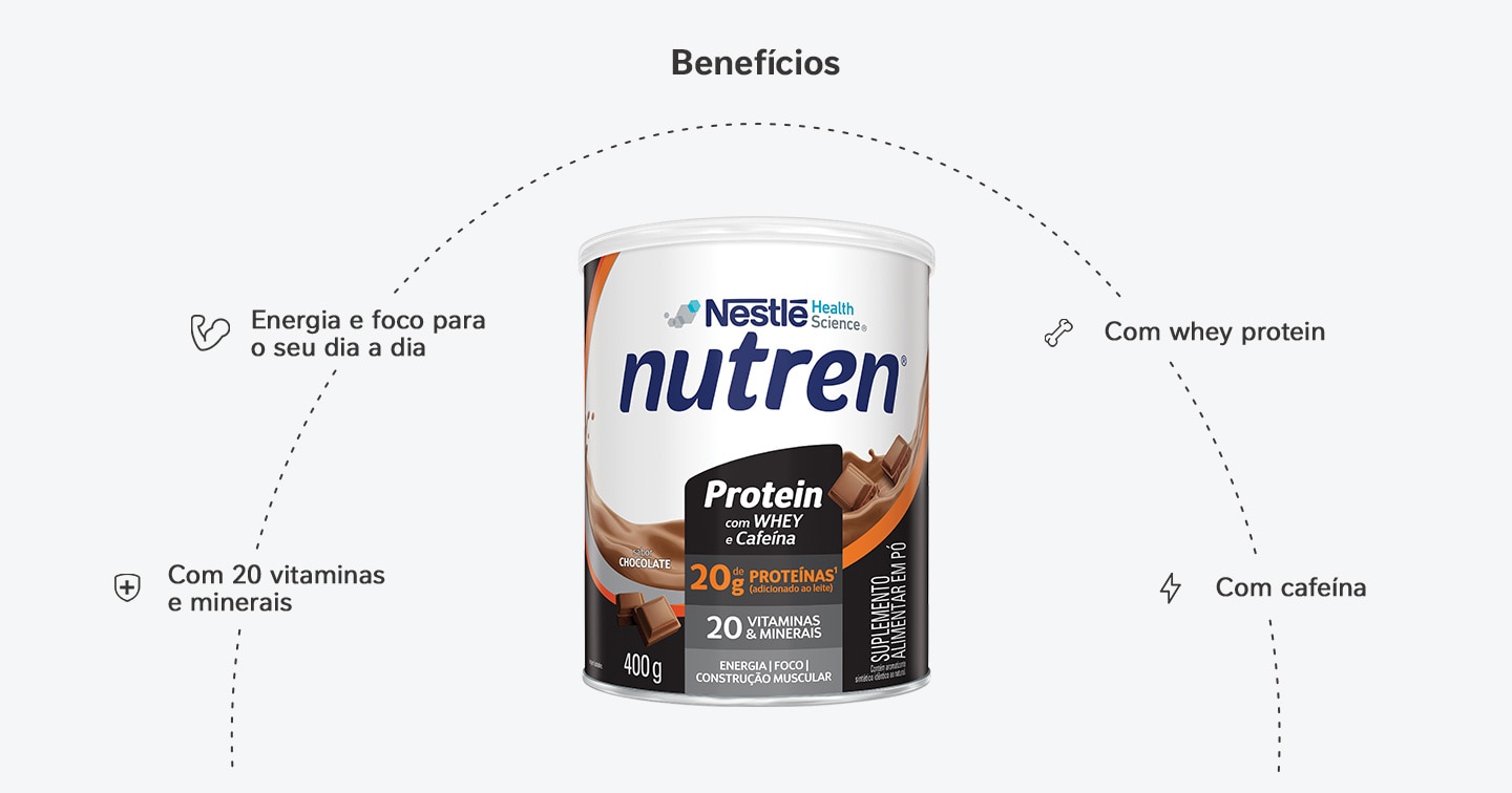 Suplemento Alimentar Nutren Protein Chocolate 400g