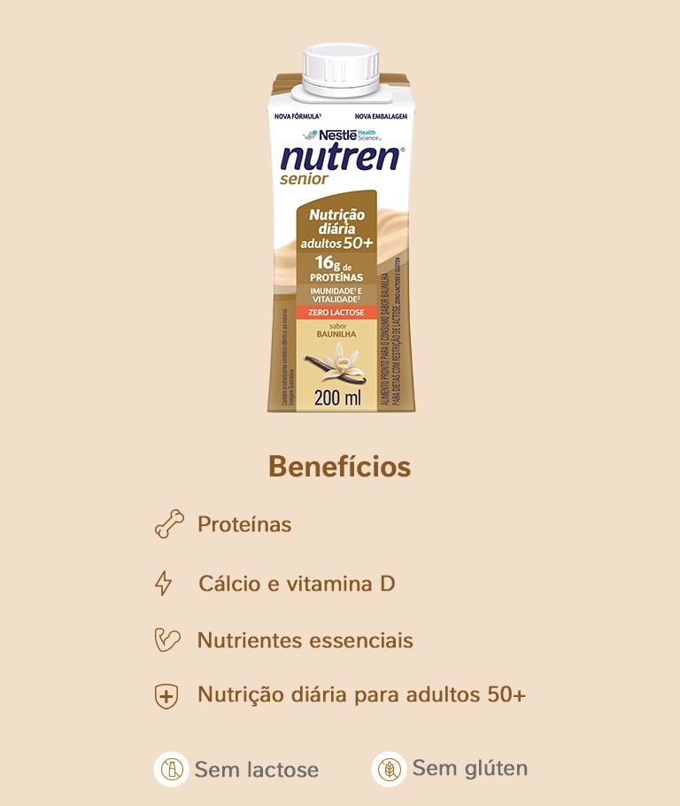 Complemento Alimentar Nutren Senior Baunilha 200ml