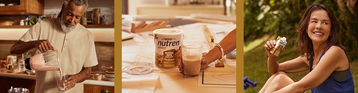 Nutren Senior Sem Sabor Zero Lactose - Lata 740g  -Nestlé Nutrição até Você Nutren Senior Sem Sabor Zero Lactose - Lata 740g