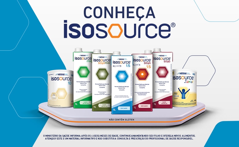 Nutrição Enteral e Oral Isosource Mix Baunilha 1l