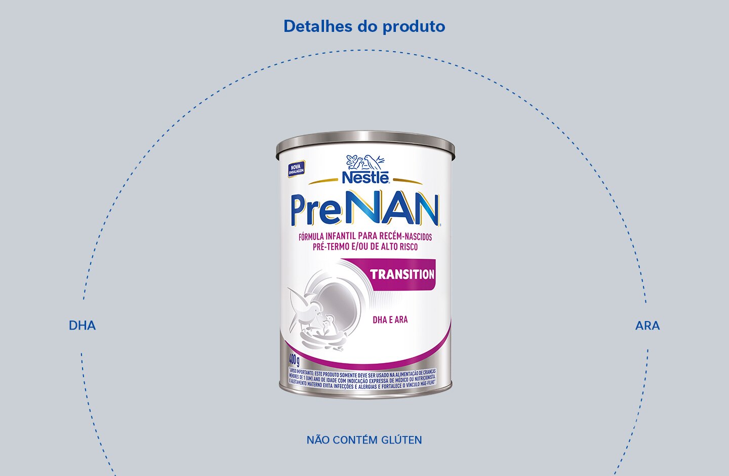 Fórmula Infantil Pré Nan Transition 400g