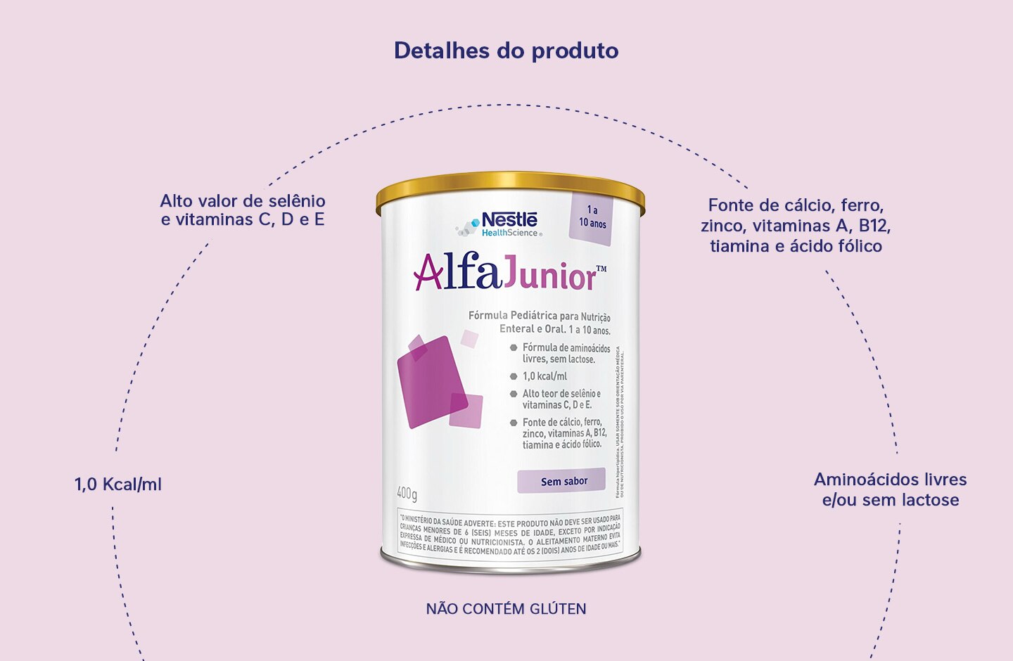 Fórmula Pediátrica AlfaJunior 400g