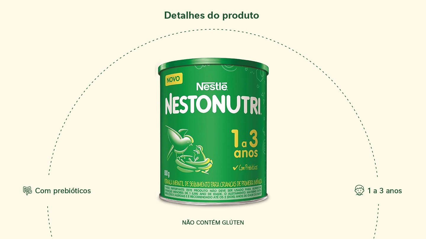 Fórmula Infantil de primeira infância Nestonutri 1+ 800g