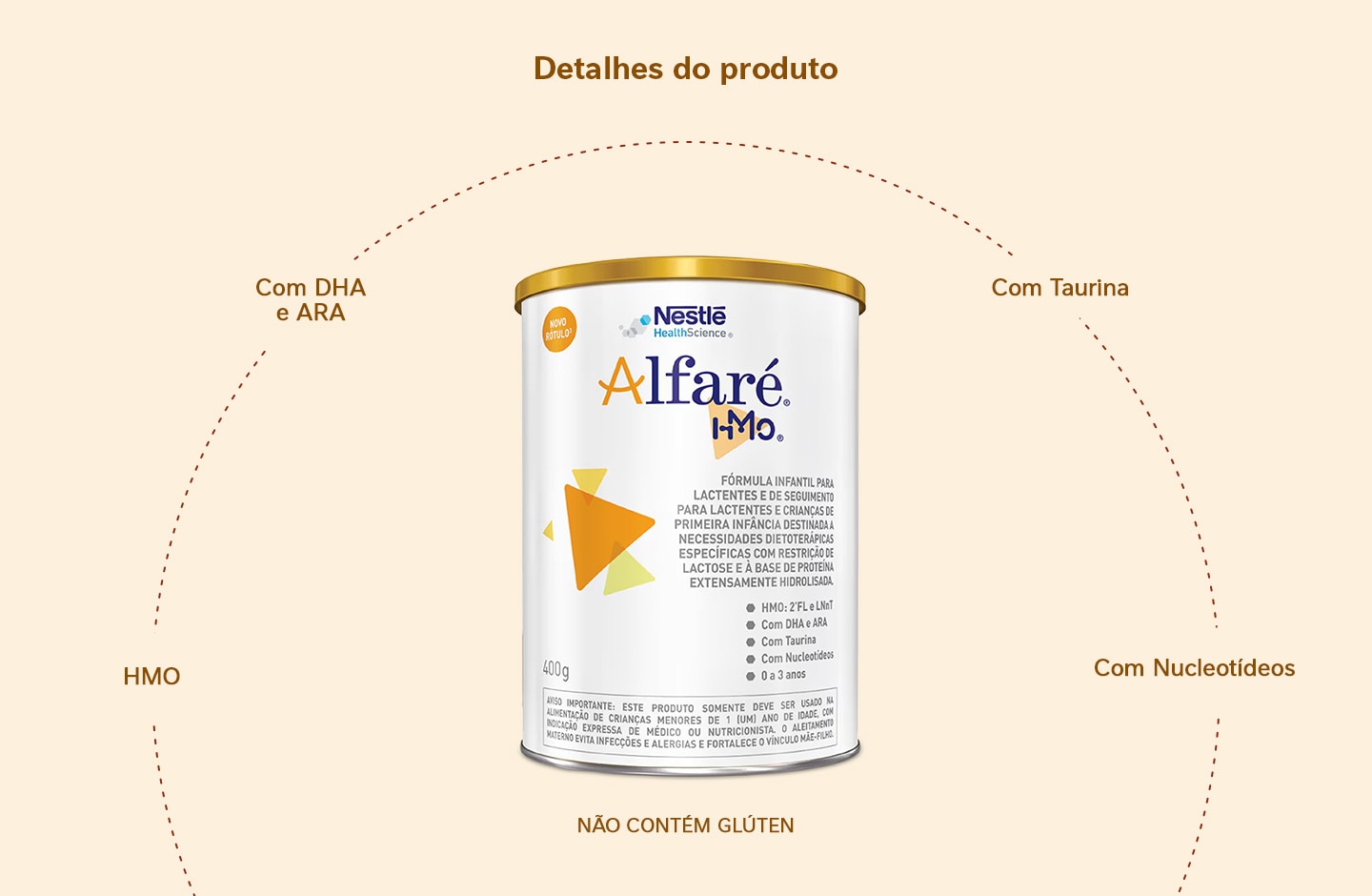 Fórmula Infantil Alfaré HMO 400g