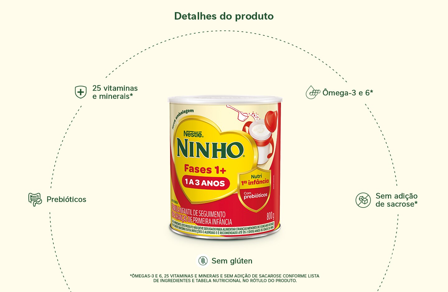 Ninho Fases 1+ 800g